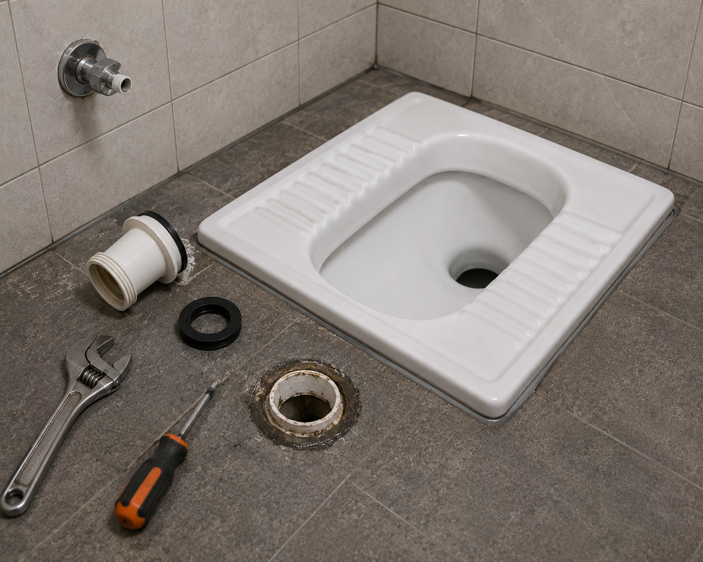 Indian Toilet Repair